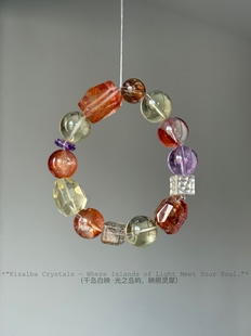 黄水晶 Kisalba 999银 黑金超 红胶花 ·霓虹暗涌· 巴西紫水晶