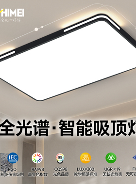 欣芝美客厅灯新款护眼全光谱led吸顶灯简约现代主卧室书房间灯具