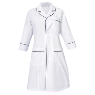 韩版白大褂半永久美容院美容师工作服短袖中袖女皮肤管理定制LOGO