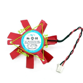 直径46 静音戴尔显卡r7250散热风扇孔距32mm PLD05010S12HH 12V