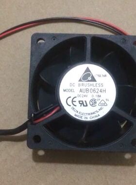 原装台达 6025 AUB0624H 0.18A静音 大风量6CM变频器散热风扇24V