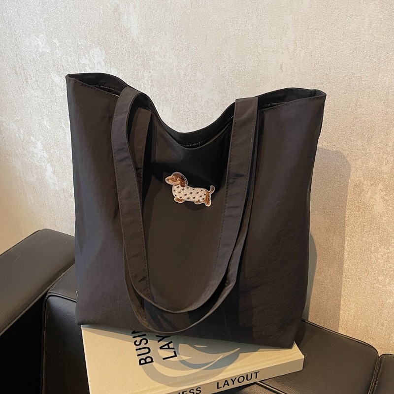 卡通腊肠狗托特包包女式2025新款大容量单肩包学生上课通勤帆布袋,箱包皮具/热销女包/男包,时尚帆布包,淘宝优惠券,粉丝福利购,淘宝优惠卷