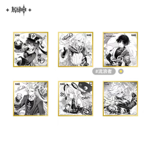 【正品代购】现货原神fes场贩色纸vip赠礼明信片 满赠摇摇乐