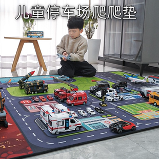 卡威爬爬垫婴儿加厚家用无甲醛地垫宝宝爬行防摔垫床边游戏垫儿童