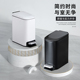 卫生间夹缝垃圾桶家用客厅卧室创意轻奢带盖不锈钢脚踏式 双层窄小