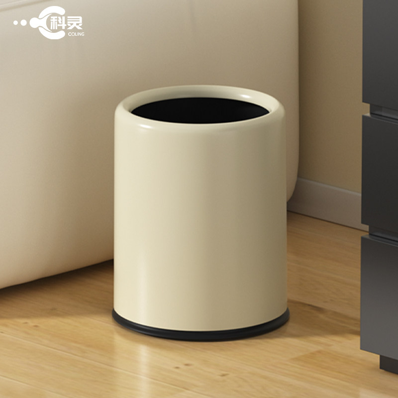 2025新款简约无盖大容量垃圾桶