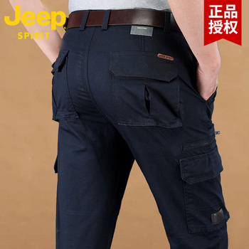 jeep男装旗舰店官方正品夏季工装裤