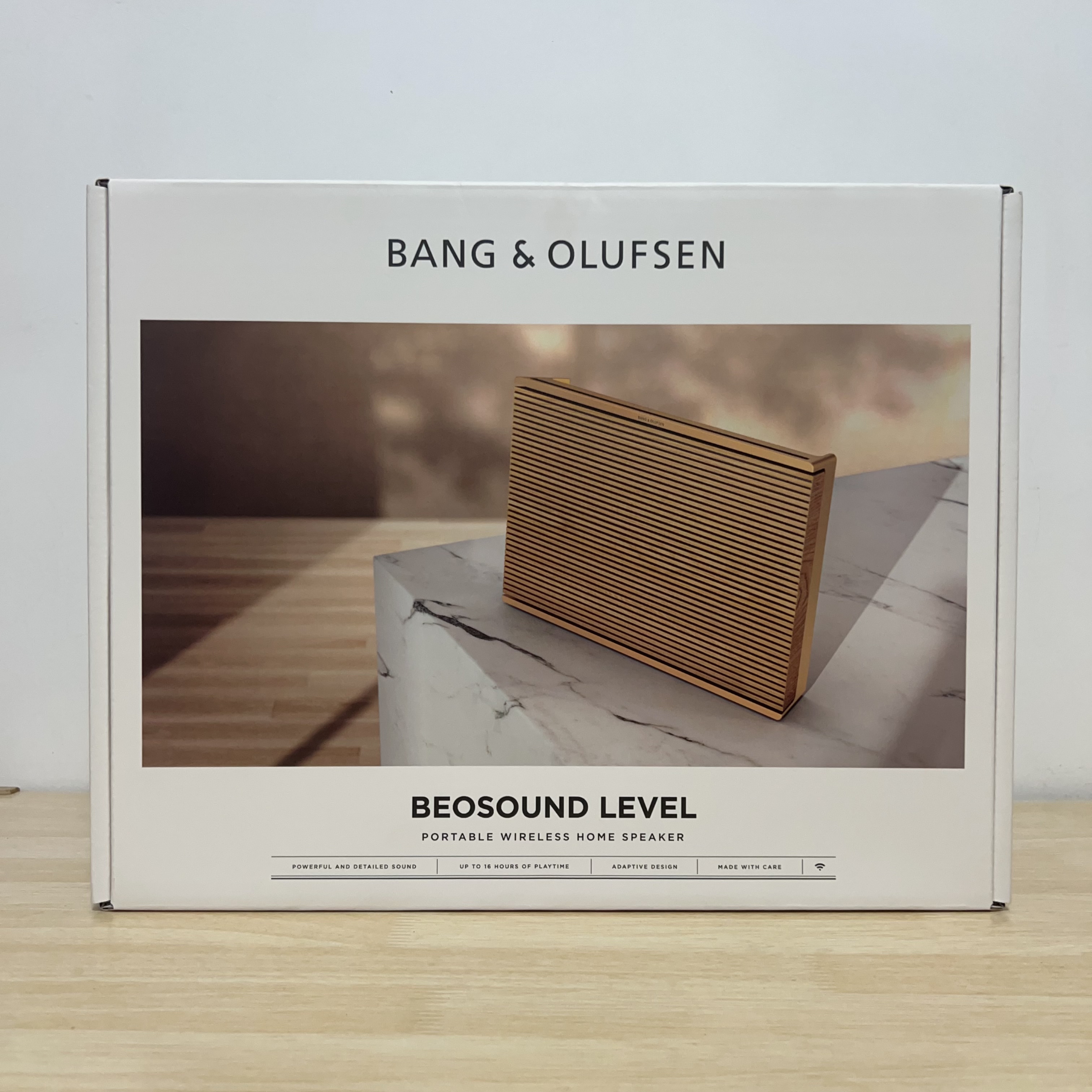 B&O Beosound Level 丹麦便携式蓝牙音响无线音箱全新仅开封 茶盘