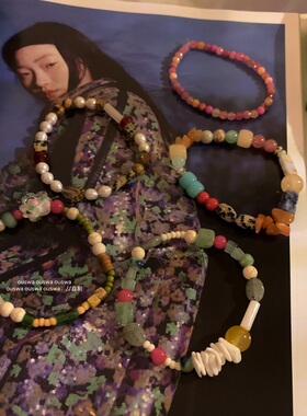 ouswa复古少女自制手链手镯