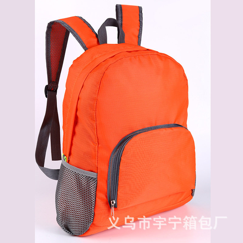 外贸境外韩版便携可折叠双肩包背双肩背包
