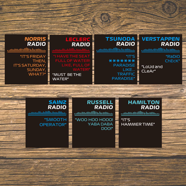 汽车贴纸适用于F1车队无线电语录贴纸8189,汽车用品/电子/清洗/改装,汽车装饰贴/反光贴,淘宝优惠券,粉丝福利购,淘宝优惠卷