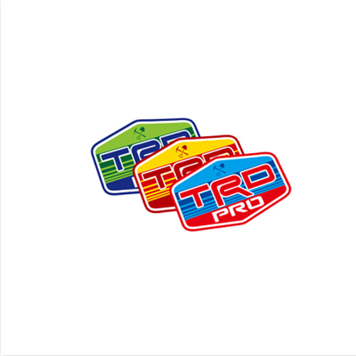 TRDPRO改装贴纸汽车车尾贴