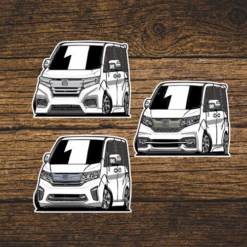 支持定做适用于本田Step Wagon Spada RP3 RP1 贴纸钥匙扣 7207