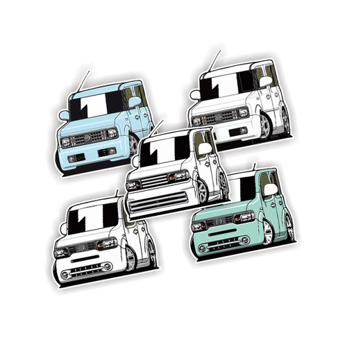 定做贴纸适用于日产Cube(Z11)(Z12)Cube Rider汽车贴纸可定制7381