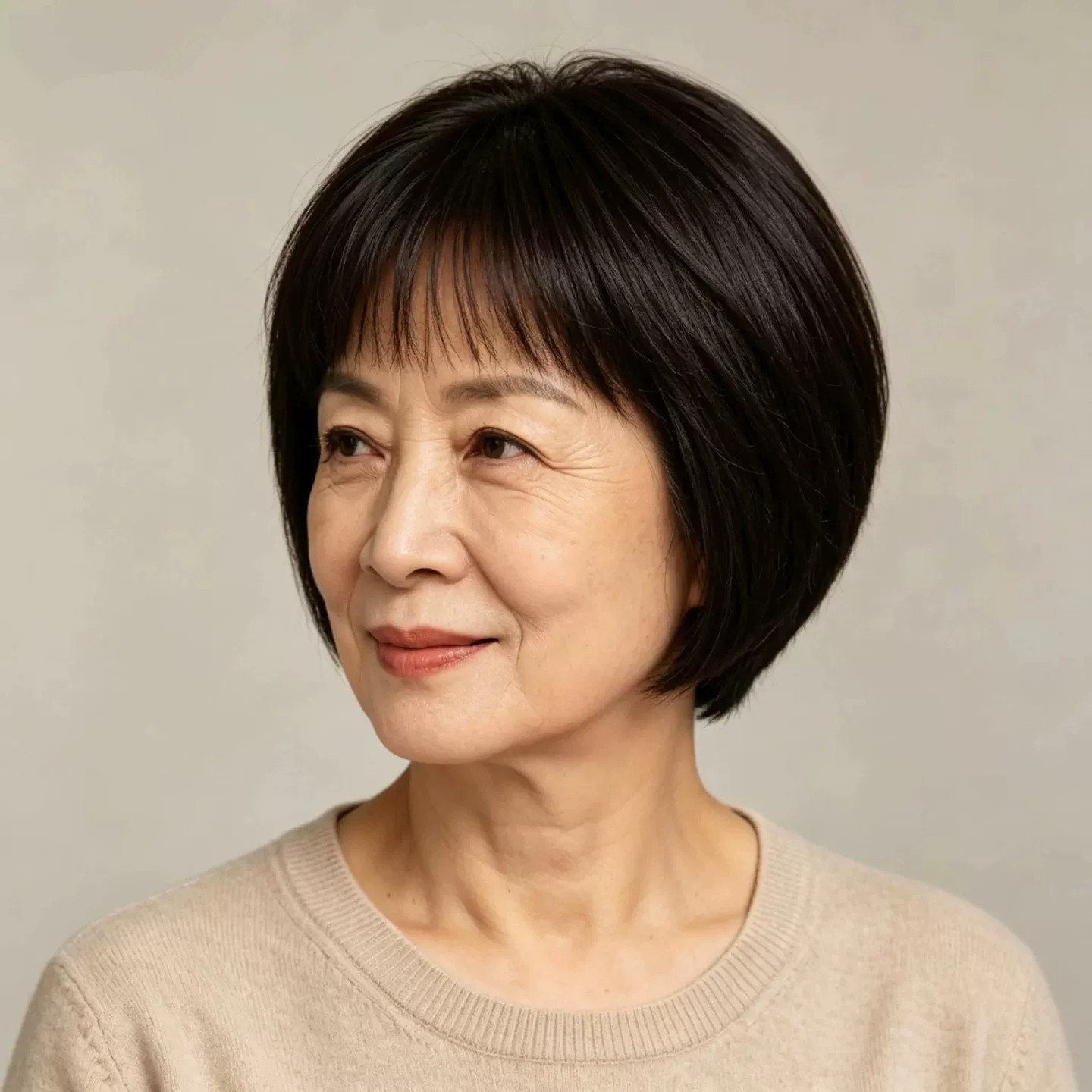 中老年妈妈短发仿真整顶假发
