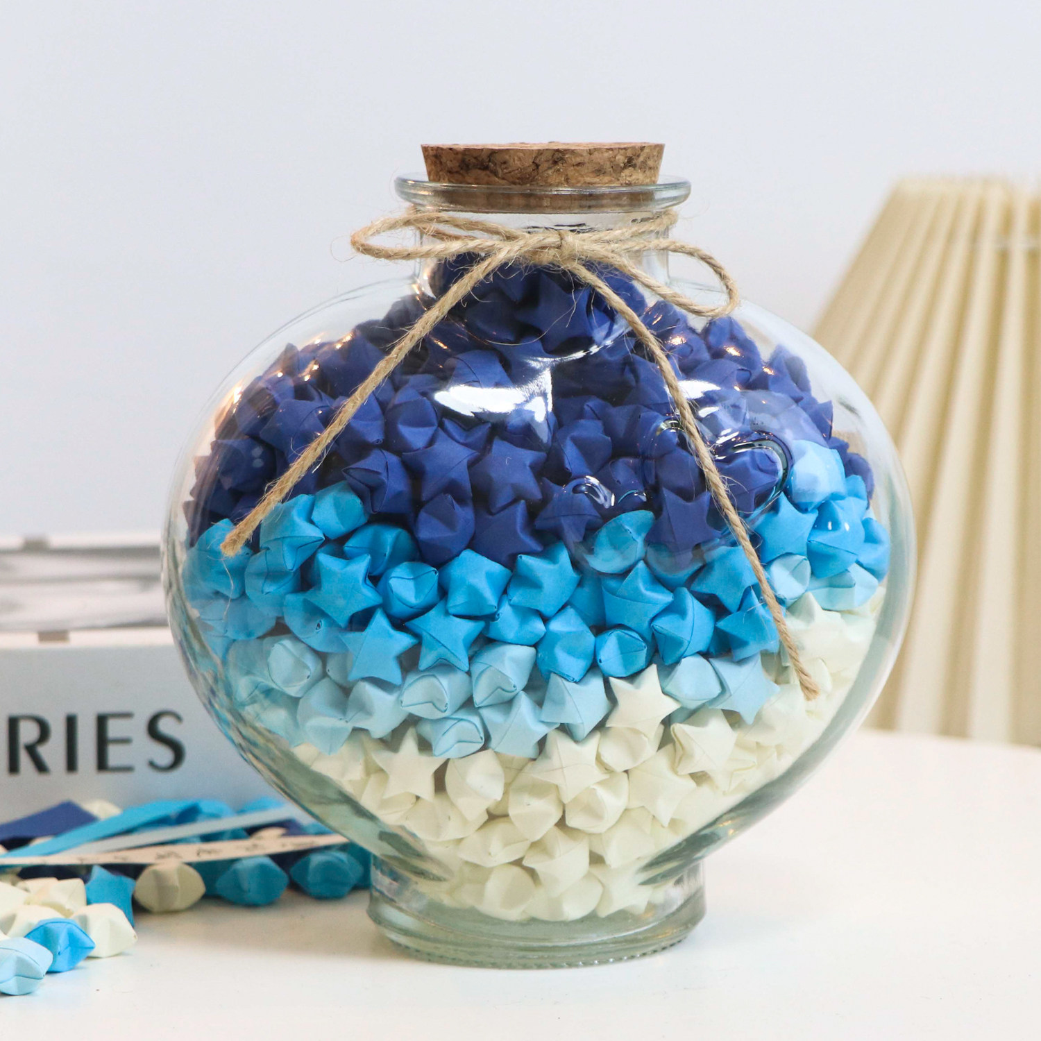 许愿瓶玻璃瓶幸运星瓶爱心瓶星星折纸瓶五星瓶情侣圣诞元旦礼物,家居饰品,幸运星/瓶,淘宝优惠券,粉丝福利购,淘宝优惠卷