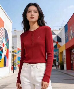 DANIEL HECHTER丹尼爱特女装专柜正品2025秋冬毛衣针织衫WN12505