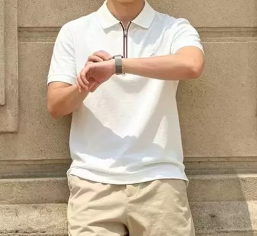 DANIEL HECHTER丹尼爱特男装专柜正品2024夏短袖T恤POLO衫DT52509