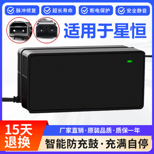 适用星恒锂电池电动车充电器48V12AH60V5A72V54.6V2A爱玛雅迪新日