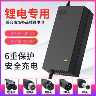 锂电池电动车充电器48V3A36V60V2A72V电车锂离子哈雷平衡车爱玛