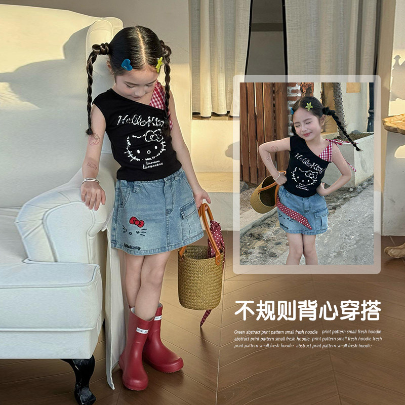 超好看不规则背心穿搭+洋气图片