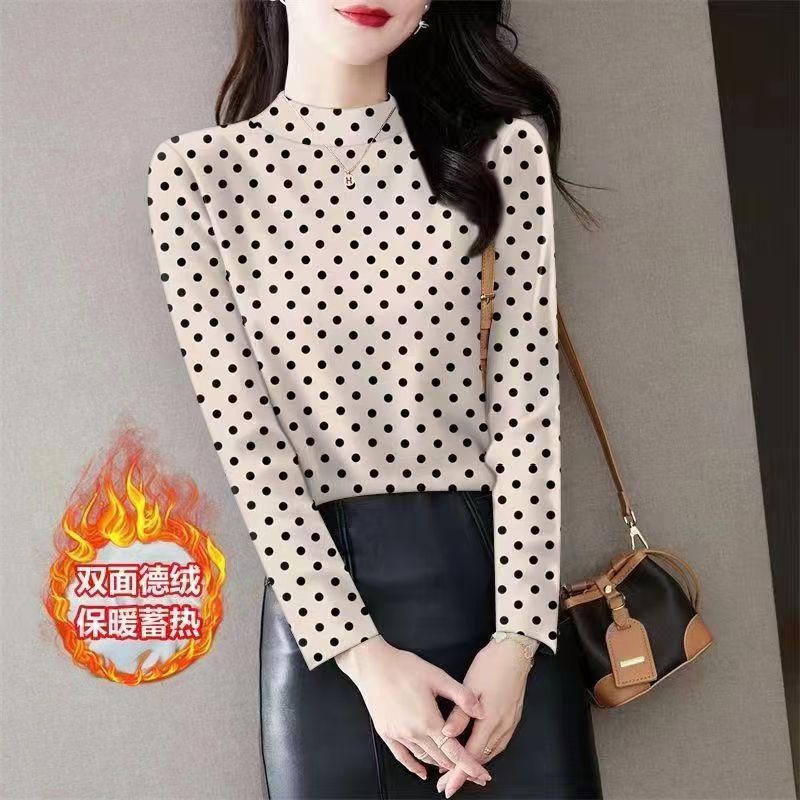 长袖双面德绒薄绒时尚印花