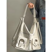 陈慕家包包女2026新款 百搭单肩斜挎包上课通勤大容量双肩包 潮个性