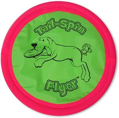 Booda 3 Pack of Tail-Spin Flyer Dog Toys  7-Inch