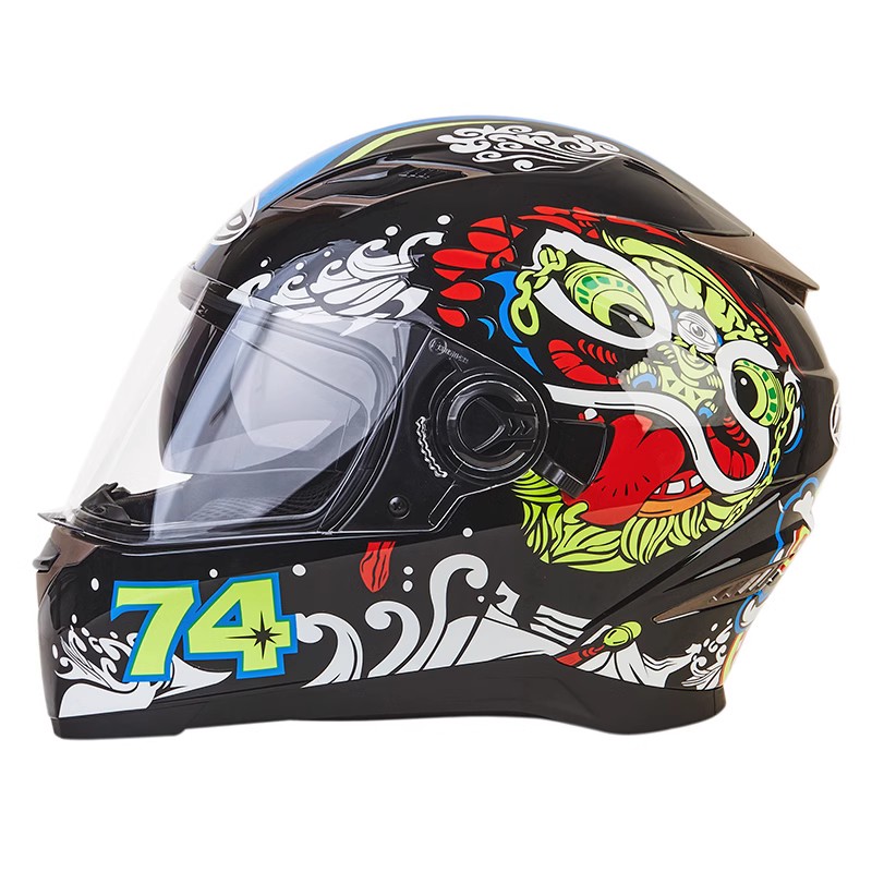 华盾3C认证电动摩托车头盔男女冬季机车全覆式跑盔四季全盔安全帽