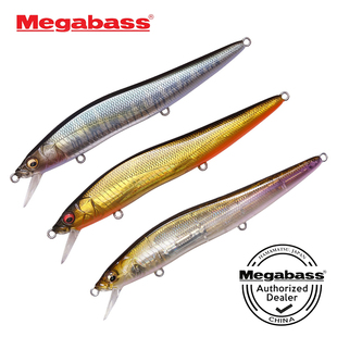 Megabass 115mm 抽停米诺 Jerkbait硬饵 ONETEN LBO VISION 缓浮