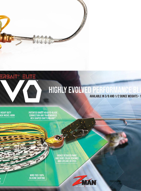 精英款挡水板Jig 新颜色 美国Zman 新款 Chatterbait Elite EVO