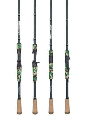 BC独节竿 美国ARK新品路亚竿 美系  BC COBB二代 迷彩军绿色涂装