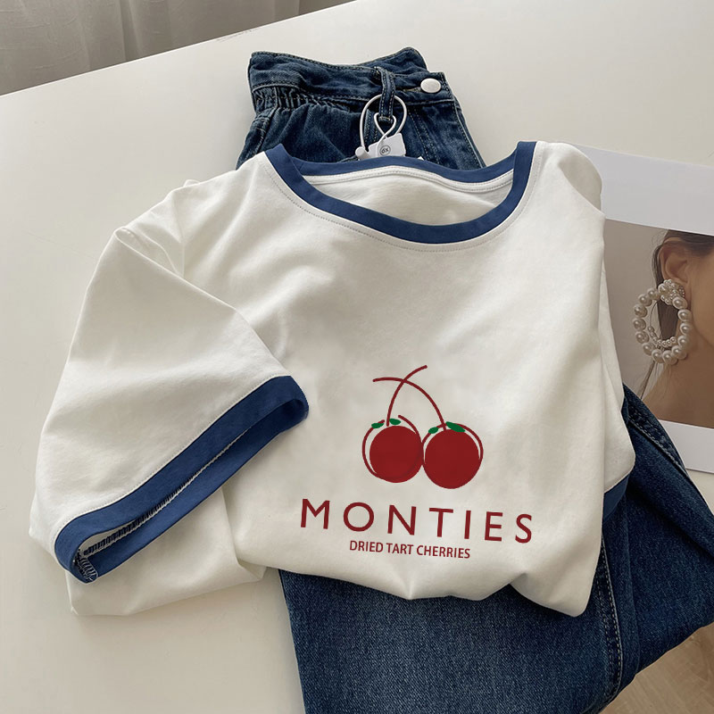 小众设计感正肩微胖女孩上衣