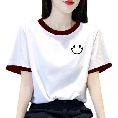 小众设计感遮肚子显瘦上衣服