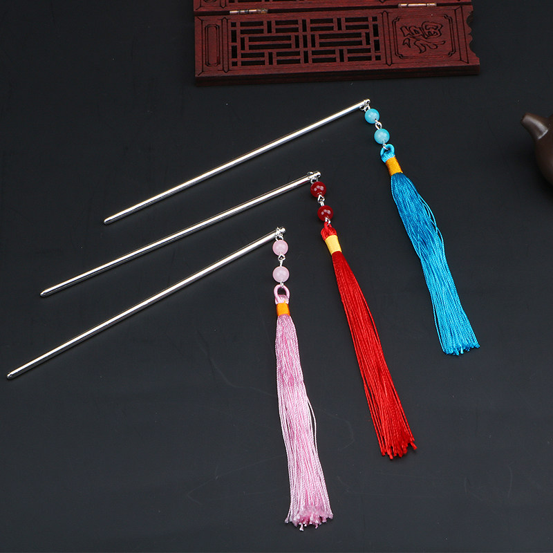 汉元素复古风发夹流苏穗子