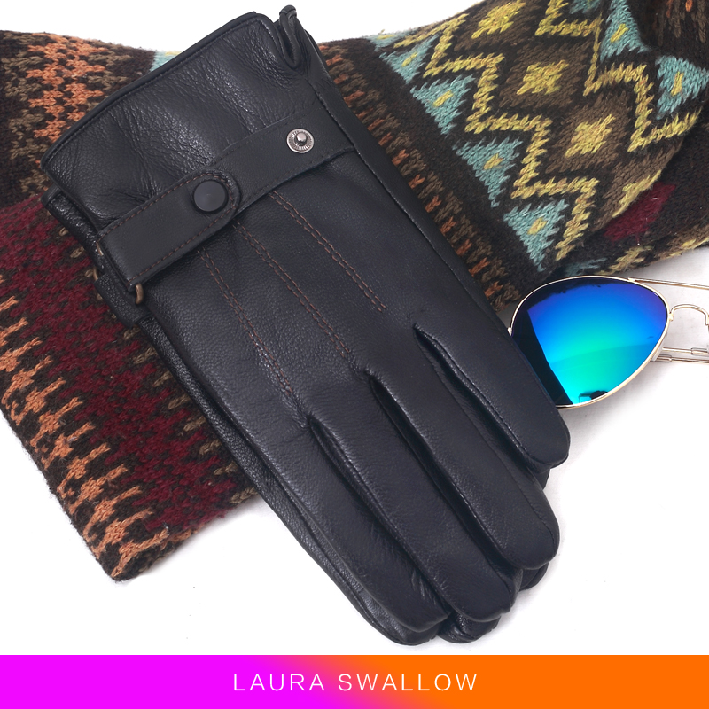 Gants pour homme en peau de mouton - Ref 2781680 Image 3