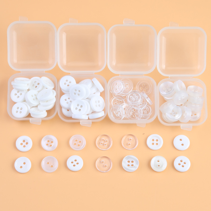 白色圆形衬衫衣服纽扣