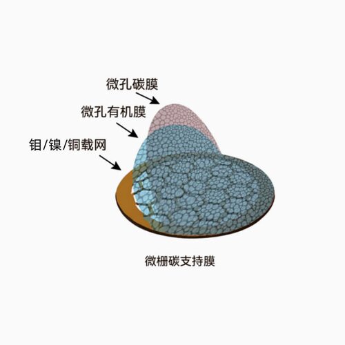 TEM专用 钼网/镍网微栅碳膜 钼网镍网超薄载网支持膜 200/300目