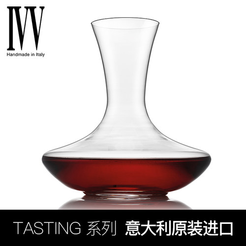 意大利进口IVV水晶玻璃分酒器家用奢华创意分酒壶红酒醒酒器大号