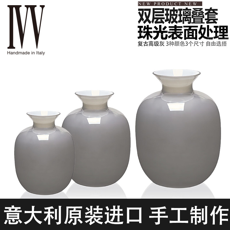 干花花瓶客厅意大利摆件ivv