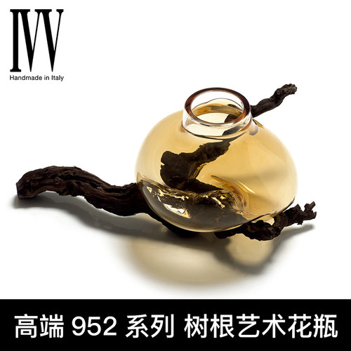 办公室意大利花瓶ivv水晶玻璃