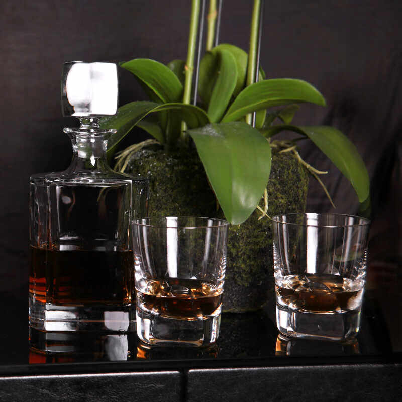 家用套装KTV水晶玻璃威士忌酒杯
