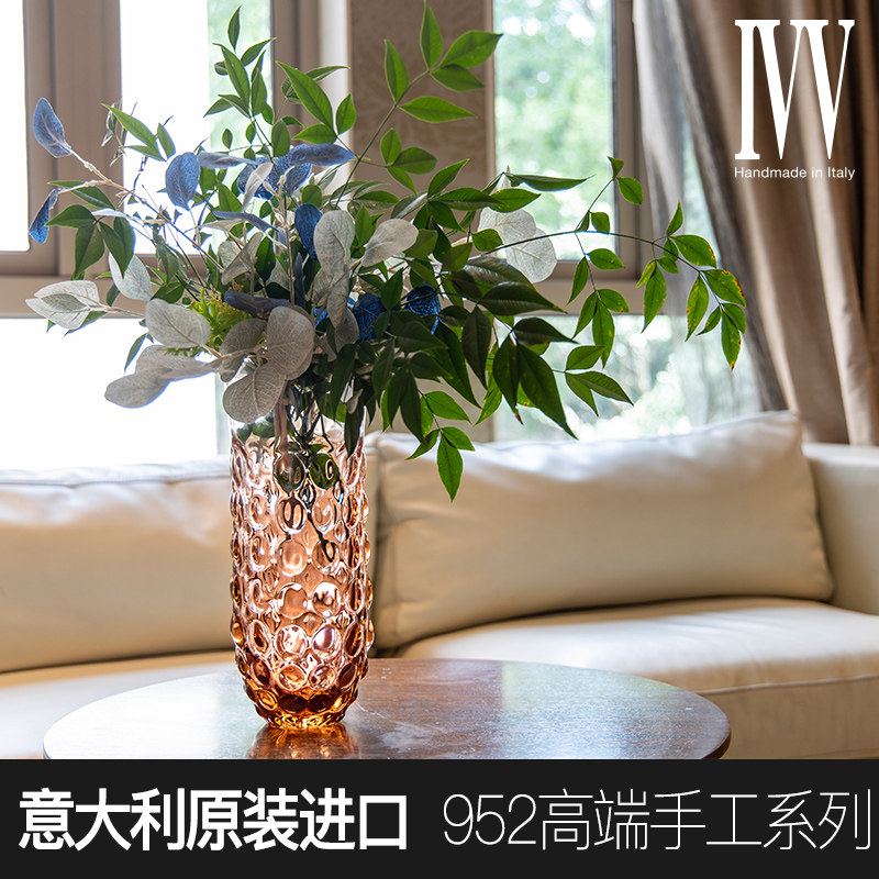 客厅意大利花瓶ivv玻璃