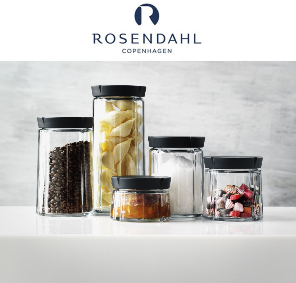 欧森丹尔Rosendahl丹麦进口食品级密封罐保鲜罐糖果储物罐茶叶罐