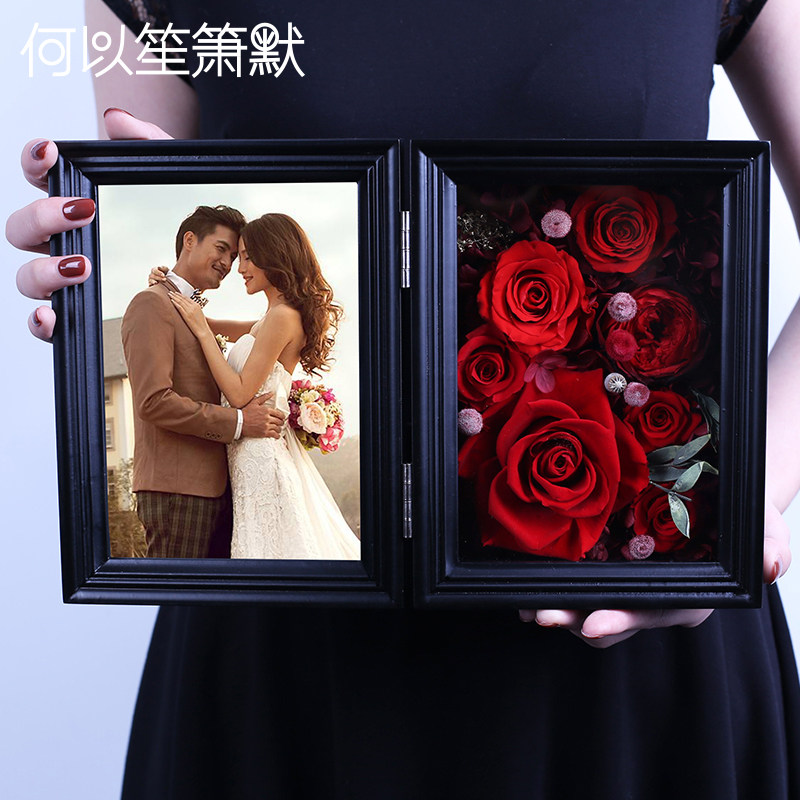 进口永生花相框玫瑰花相册情人节520礼物生日礼品玫瑰送女友爱人在类目 鲜花速递/花卉仿真/绿植园艺, 永生花/干花, 永生花中 - 来自Buy2taobao.com提供专业的淘宝代购服务