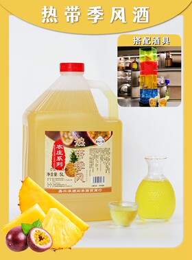 慕纯婉云百香果菠萝苹果10斤果酒