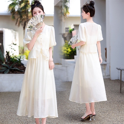 新中式几件清仓国风 气质两件套6617TZ