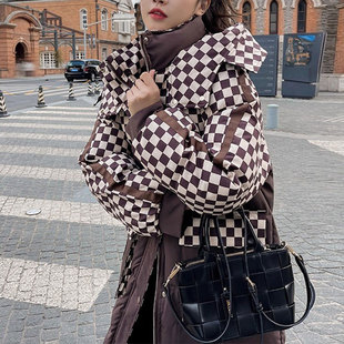 秋冬长款 加厚连帽棉衣1836MF