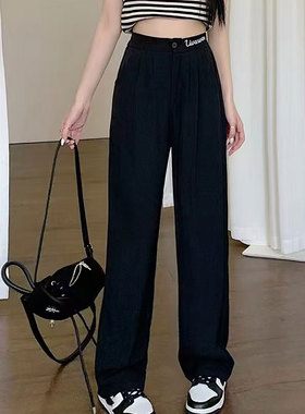 帅气直筒 夏季松紧腰西装裤8042KZ