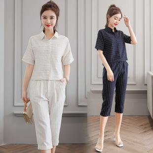 简约前气质休闲两件套8868 女新款 酷伽夏季 街头潮流套装